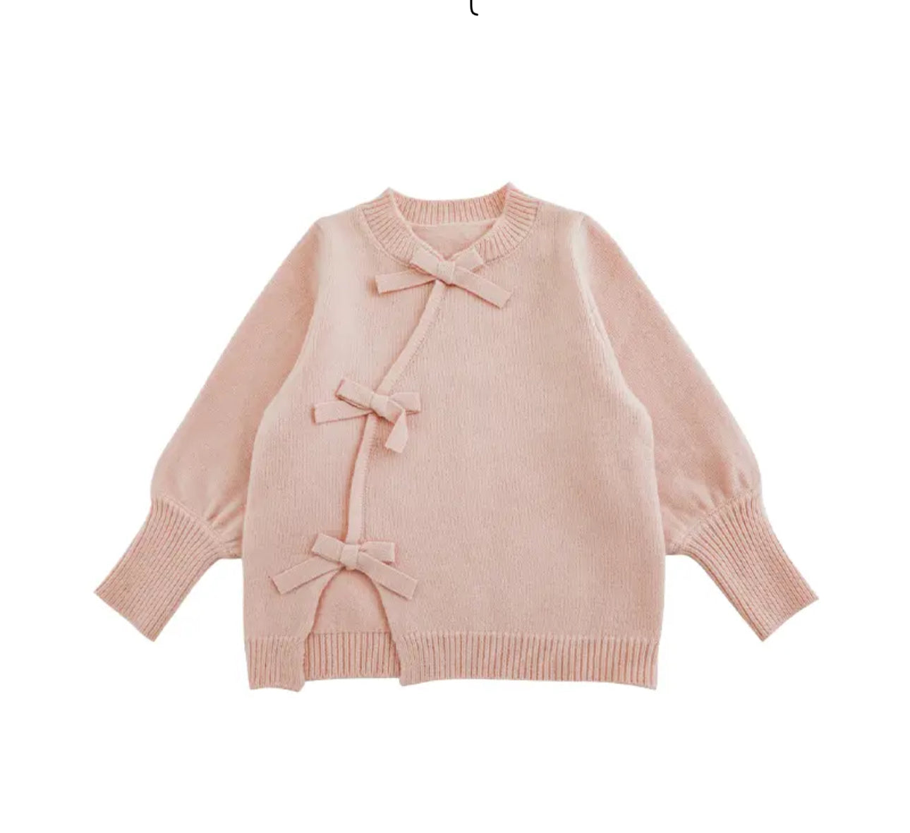 Pink Bow Sweater