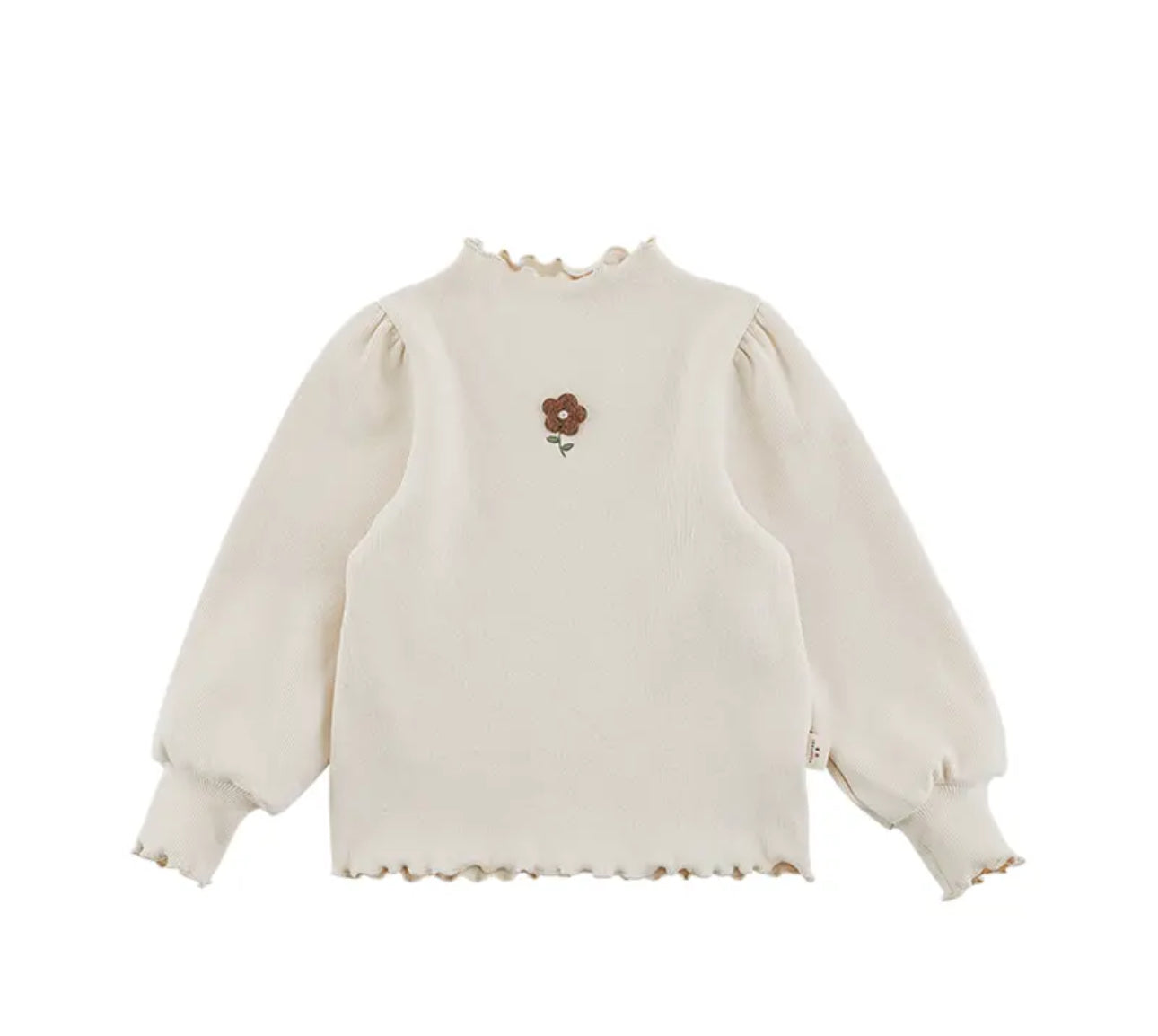 Cream Flower Power Base Top