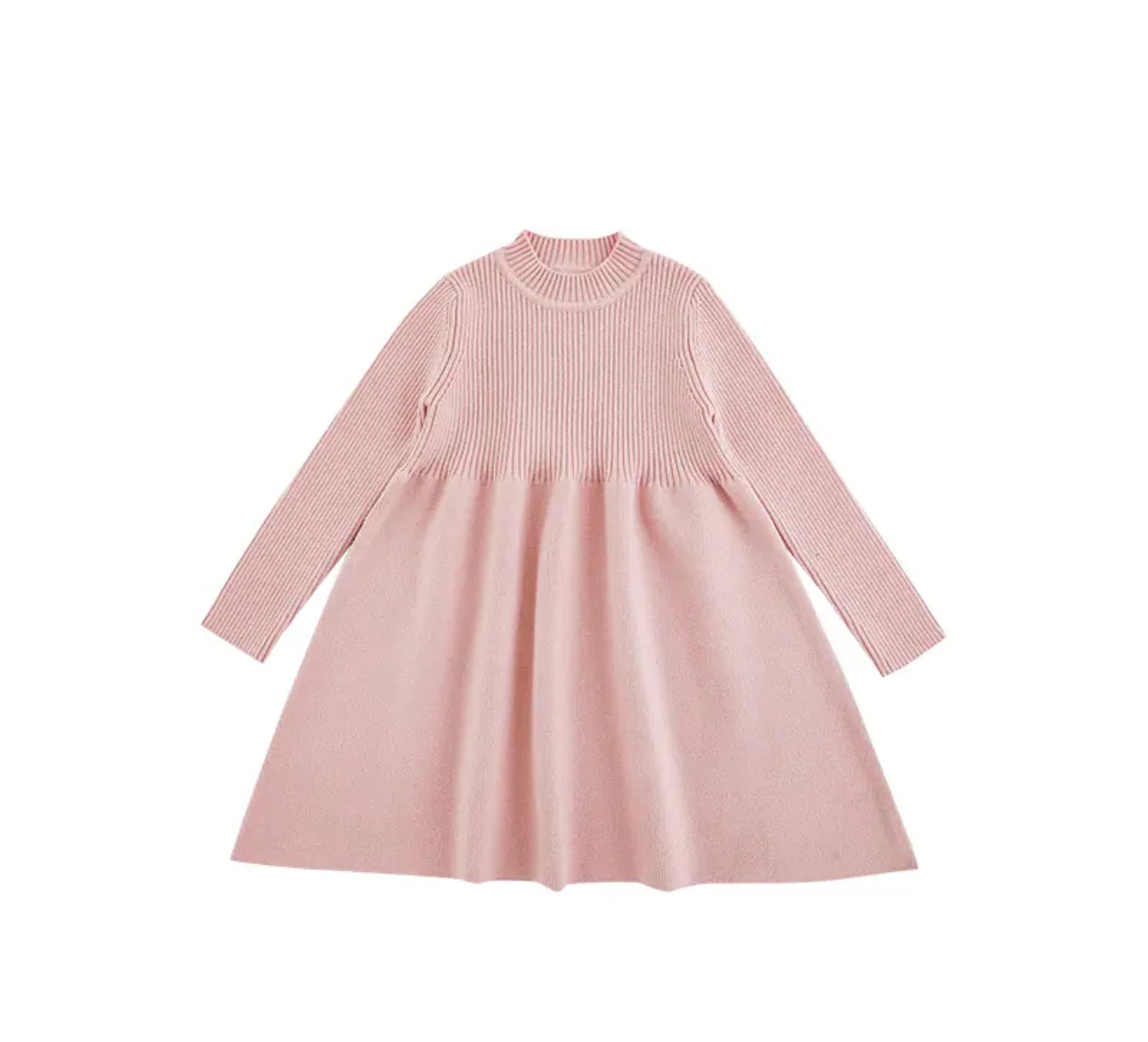 Long sleeve knitted dress
