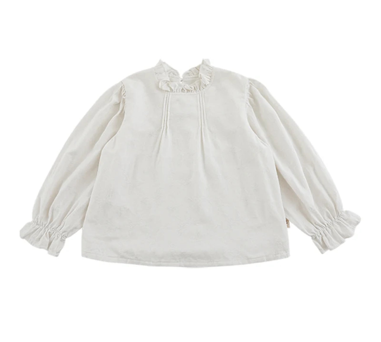 Ruffle neck blouse