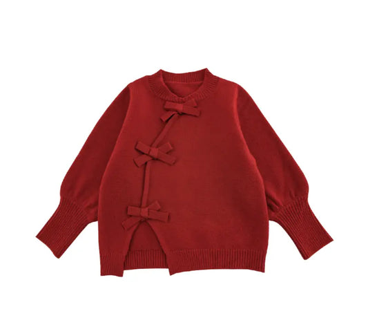 Red Bow Sweater