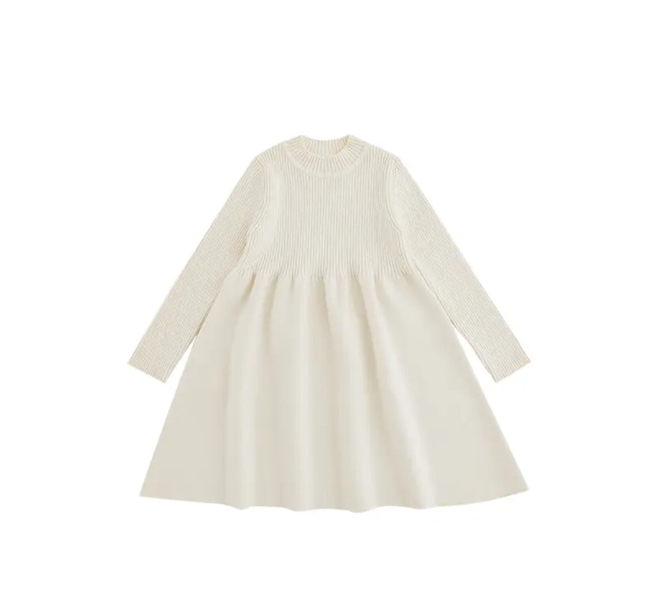 Long sleeve knitted dress